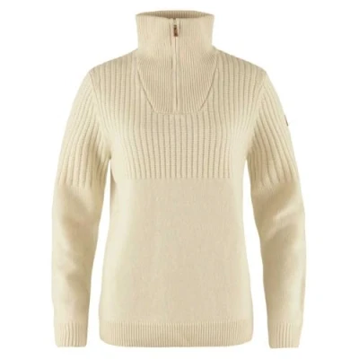 Afbeelding van Fjällräven ÖVIK HALF ZIP Trui, Dames, Maat: Medium, Chalk white