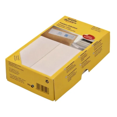 Afbeelding van Frankeeretiket Avery Zweckform 3441 128x38mm 500stuks