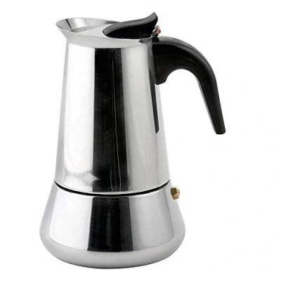 Afbeelding van Weis Espressomaker 4 kops RVS