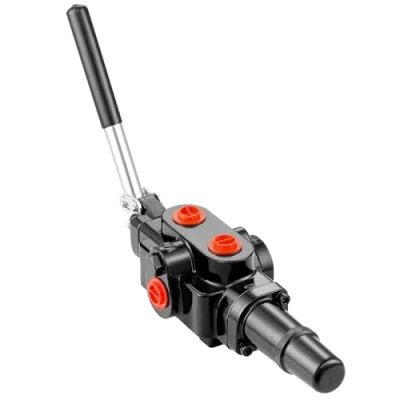 Afbeelding van VEVOR Hydraulische Log Splitter Valve 1 Spool, 25 GPM directionele regelklep, 3626PSI Loader Valve, Joystick Control voor Kleine Tractoren,