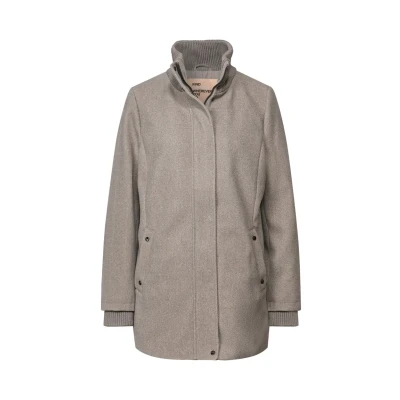 Afbeelding van Street One MIT Details Halflange jas, Dames, Maat: 42, Braun