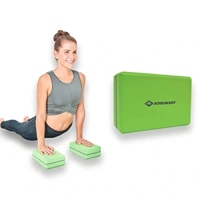 Afbeelding van Schildkröt Fitness Yogablok 22,5 Cm Eva Groen 2 delig