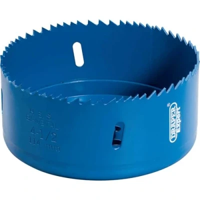 Afbeelding van Draper Expert 41095 114 mm HSS Bi Metaal Gatzaagblad, Blauw