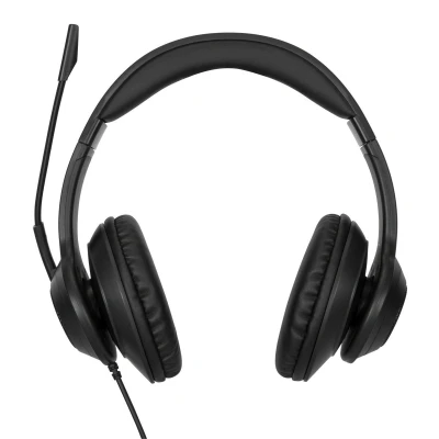 Afbeelding van Targus AEH102GL hoofdtelefoon/headset Bedraad Hoofdband Oproepen/muziek USB Type A Zwart