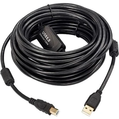 Afbeelding van Microconnect USBAB5B ACTIVE USB kabel 2.0 5 m A B Zwart