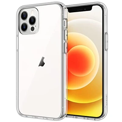 Afbeelding van JETech Case Compatibel met iPhone 12/12 Pro 6,1 inch, Anti Vergeling Schokbestendige Bumper Hoesje, Krassen Clear Terug (Transparant)