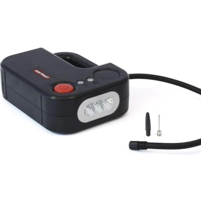 Afbeelding van Dino KRAFTPAKET Compressor 10.3 bar 12V adapter voor kabelgebruik, Digitaal display, Snoeropbergruimte / opname, Met werklamp
