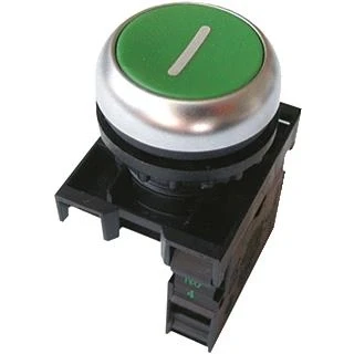 Afbeelding van Eaton 216512 M22 D G X1/K10 Druktoets Kunststof frontring 1 stuk(s)