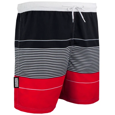 Afbeelding van GUGGEN MOUNTAIN Zwembroek voor Heren Zwemshorts Het Strand Sneldrogende Zomer 880 manvolk mannen met Strandbroek Boardshort Korte Broek Geruit Geblok Patroon Linnen Kleur Rood S
