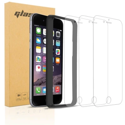 Afbeelding van Cadorabo 3x Pantser Film geschikt voor Apple iPhone 7 PLUS / 7S 8 in TRANSPARANT Screenprotector Getemperd (Tempered) Display beschermend glas 9H hardheid met 3D Touch Installatiegids