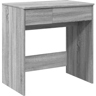 Afbeelding van vidaXL Kaptafel met spiegel 73x46,5x120 cm grijs sonoma