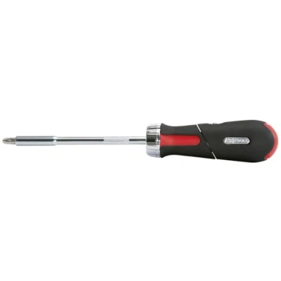 Afbeelding van KS Tools 159.2051 1/4&quot; Revolver ratel bit schroevendraaier, 7 dlg