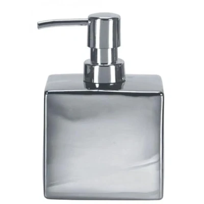 Afbeelding van Kleine Wolke Zeepdispenser &quot;Glamour&quot; in zilver porselein # 5065 124 854