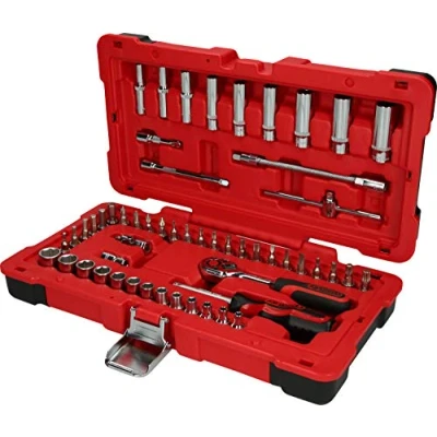 Afbeelding van KS Tools, Dopsleutel + dopmoer, 1/4&quot; CHROMEplus doppenset, 54 delen, Flankentractie (14 mm, 9 8 6 13 4 10 5 12 11 7 mm)