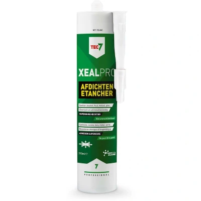 Afbeelding van Tec7 XealPro Afdichtingskit Wit 310 ml Bij aankoop vanaf 24 st. een gratis koeltas twv 19,95