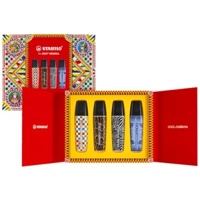 Afbeelding van Stabilo Dolce &amp; Gabbana Limited edition markers set van 4