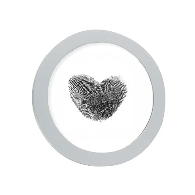 Afbeelding van Deknudt Frames fotolijst S67YD1 zilver rond voor foto 10x10 cm