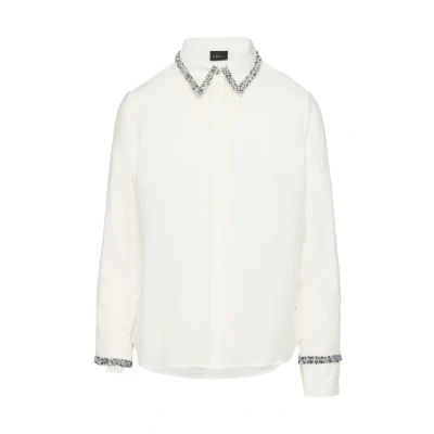 Afbeelding van s.Oliver Black Label Overhemdblouse, Dames, Maat: 38, Ecru