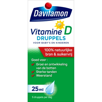 Afbeelding van Davitamon Vitamine D 0 4 Jaar Druppels Olie
