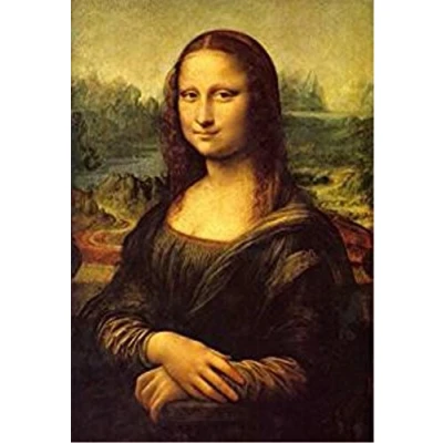 Afbeelding van Wowdecor Verf op Nummer Kits voor Volwassenen Kinderen, Schilderen Da Vinci Mona Lisa&#039;s Smile 16x20&quot; (Frameloos)