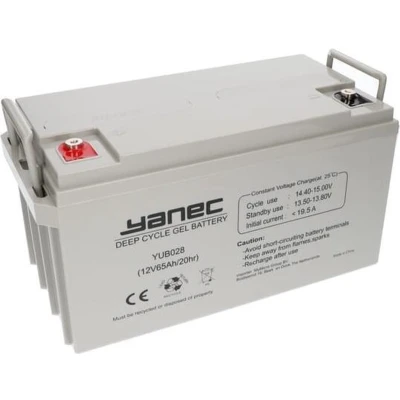 Afbeelding van Yanec Gel Accu 12V 65Ah