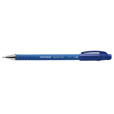 Afbeelding van Balpen Paper Mate Flexgrip Stick blauw medium