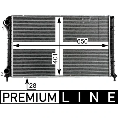 Afbeelding van Mahle Original Radiateur CR 1990 000P