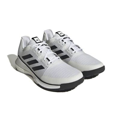Afbeelding van adidas Performance Crazyflight Volleybalschoenen, Heren, Maat: 48, Cloud white/core black/cloud white Kunststof/ textiel