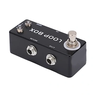 Afbeelding van Pedalenschakelaar, mini stevig metalen effect looppedaal met LED indicator voor muziekinstrument om af te stellen