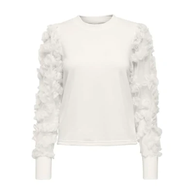 Afbeelding van JDY Jdyfairview Sweater, Dames, Maat: Medium, White alyssum