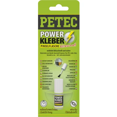 Afbeelding van PETEC Second adhesive 4g sb brush bottles