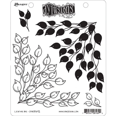 Afbeelding van Ranger Dylusions Cling Stamp Set Leaf Me Be DYR81692 Dyan Reaveley (09 22)
