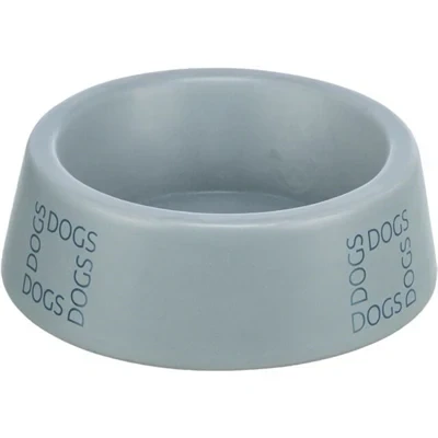 Afbeelding van TRIXIE VOERBAK DRINKBAK HOND DOGS KERAMIEK GRIJSBLAUW 400 ML 16 CM