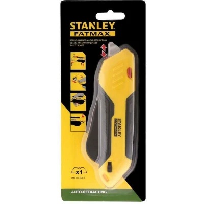 Afbeelding van Stanley handgereedschap FATMAX® Squeeze Bi Material Auto Retract Safety Knife FMHT10369 0