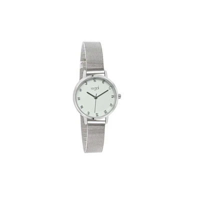 Afbeelding van Regal mesh Sparkle dameshorloge zilverkleurig