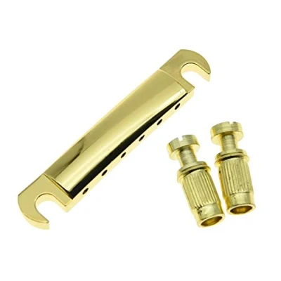 Afbeelding van LP Gitaar Tune o Matic Staartstuk Stop Bar voor Les Paul SG Goud