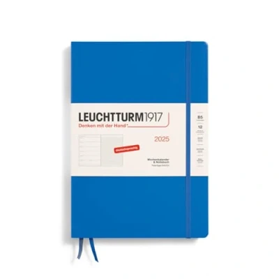 Afbeelding van LEUCHTTURM1917 370482 weekkalender &amp; notitieboek Composition (B5) 2025, Sky, Duits