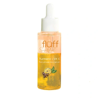 Afbeelding van FLUFF Turmeric and Vitamin C Booster Two Phase Face Serum 40ml.