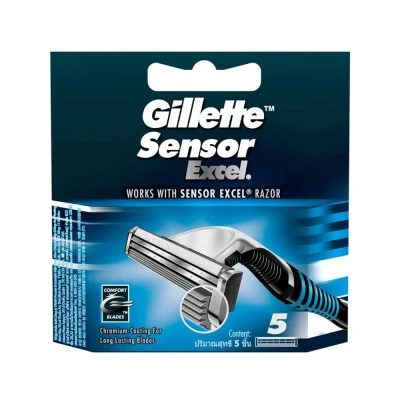 Afbeelding van Gillette Sensor Excel Scheermesjes 5 ST