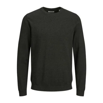Afbeelding van JACK &amp; JONES ESSENTIALS gemêleerde trui JJEBASIC donkergroen