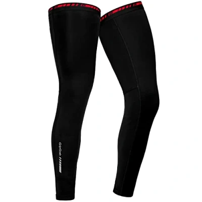 Afbeelding van GripGrab AquaRepel Waterafstotende Beenstukken Thermal Fietsen Beenwarmers Zwart Unisex Maat S