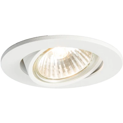 Afbeelding van QAZQA Smart inbouwspot wit kantelbaar incl. wifi GU10 Cisco