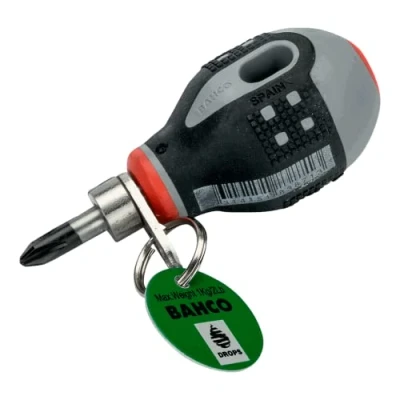Afbeelding van Bahco Schroevendraaier ERGO™ met veiligheidsring driecomponentengreep stubby Phillips PH2 x 25 mm TAHBE 8602