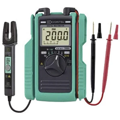 Afbeelding van Kyoritsu KEW Mate 2000 A Multimeter, Stroomtang Digitaal CAT III 300 V, II 600 V Weergave (counts): 3400