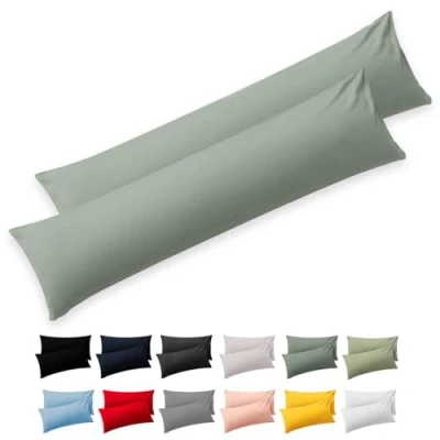 Afbeelding van Blumtal Kussenslopen 2 pack 40 x 145 cm Summer Green Superzacht Premium Jersey Kussensloop