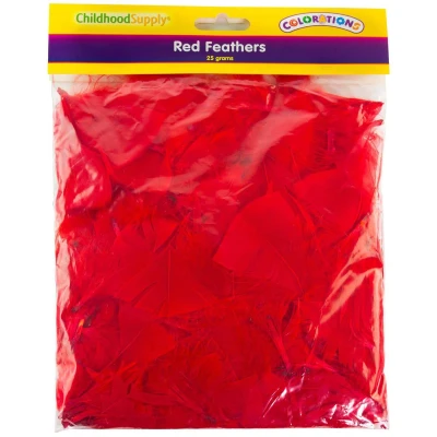 Afbeelding van Colorations rode veren, 25 gram