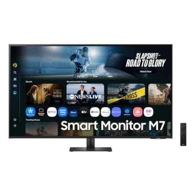 Afbeelding van Samsung S43FM700UU LED monitor Energielabel F (A G) 109.2 cm (43 inch) 3840 x 2160 Pixel 16:9 4 ms HDMI, USB A 2.0, C, WiFi, Bluetooth VA