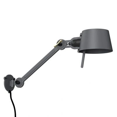 Afbeelding van Tonone Bolt Bed Sidefit Mirror wandlamp met stekker Midnight Grey