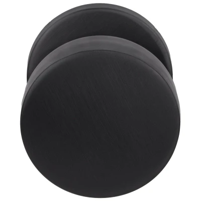 Afbeelding van Formani Voordeurknop BASICS LB503V vast op rozet mat zwart