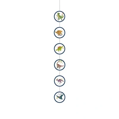 Afbeelding van Hangdecoratie Happy Dinosaurus 4 stuks